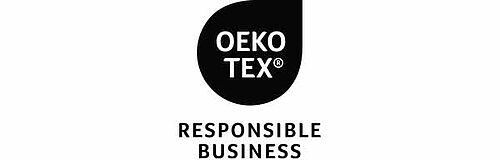 Logotipo OEKO-TEX® + "RESPONSIBLE BUSINESS"