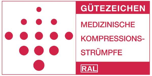 Logotipo RAL, rojo y blanco