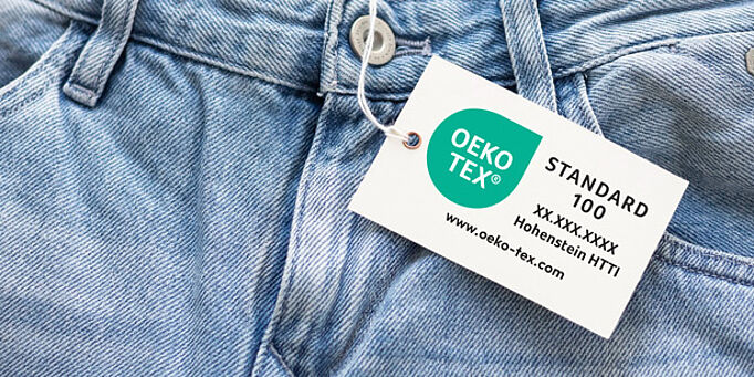 Jeans con etiqueta OEKO-TEX® STANDARD 100