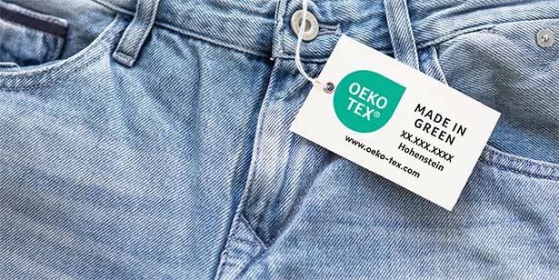 Jeans con etiqueta OEKO-TEX® MADE IN GREEN