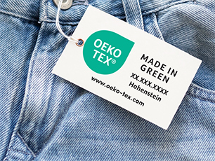 Jeans con etiqueta OEKO-TEX® MADE IN GREEN